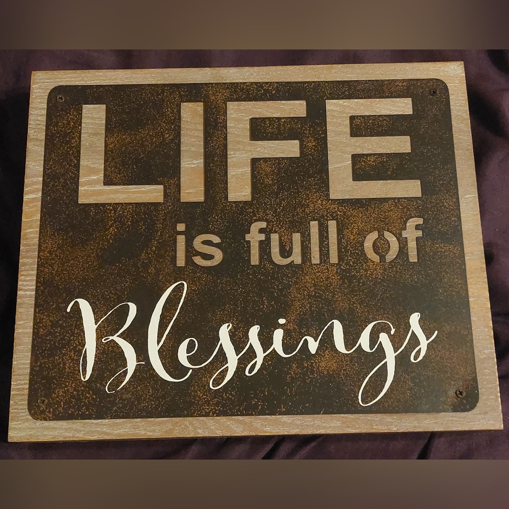 Small wall art with quote